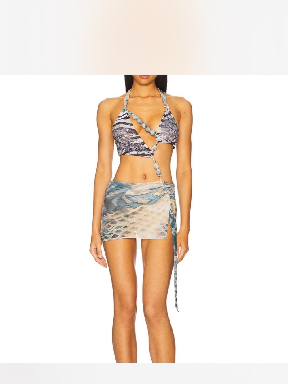 Jaded London blue mini dress
